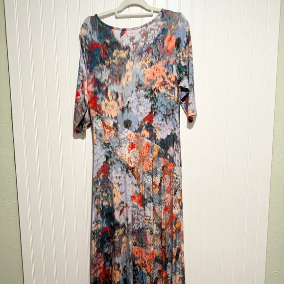 Soft Surroundings Nanette Stretch Jersey Knit Maxi Dress Size Medium - Picture 7 of 7